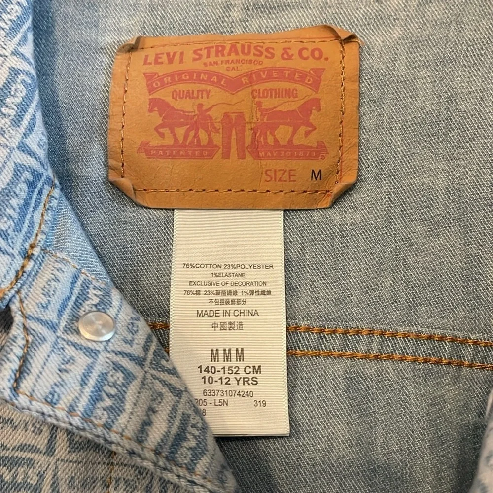 NWT Levi’s denim jacket M